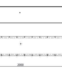 Side plade SR40 2,0m